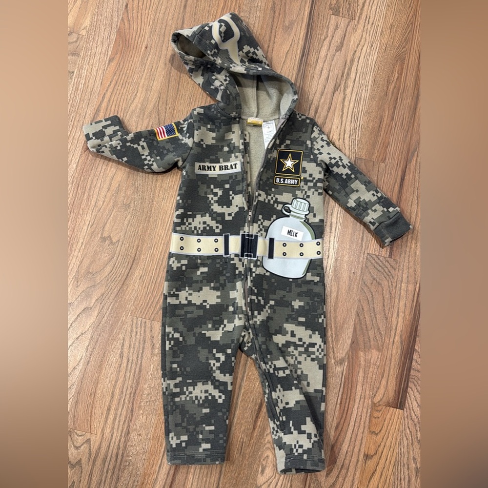 U.S. Army Onesie and Bomber Jacket